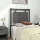  Uzglavlje za krevet sivo 80,5 x 4 x 100 cm od masivne borovine | Eponuda.ba