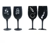 4-delni set za vino Sommelier / kelih / več napisov / inox, plastika, (5000198816)