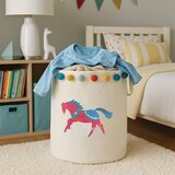 Premier Housewares Bijela tekstilna dječja kutija za pohranu ø 38x48 cm Mimo Eclectic Horse – | shoptok.hr