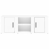TV ormarić bijeli 100 x 31,5 x 35 cm od konstruiranog drva | shoptok.hr