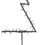  Ukrasno božićno drvce sa šiljcima 80 LED 60 cm | shoptok.hr