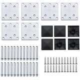  Set panela za ogradu WPC 872 x 146 cm smeđi | shoptok.hr