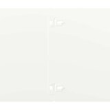 vidaXL Robniki za trato 30 kosov Bela 20x103 cm Hladno valjano jeklo | Shoptok.si