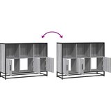  Komoda Siva Sonoma 100x35x76 cm Konstruirano drvo | Eponuda.com