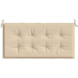  Jastuk za vrtnu klupu bež 120 x 50 x 3 cm od tkanine Oxford | shoptok.hr