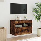  Zidni TV ormarić s LED svjetlima boja hrasta 60x30x40 cm | Eponuda.ba
