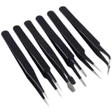 ESD pinceta 6 komada obloženi nehrđajući čelik EN 61340-5-1 23EC157 set pinceta
