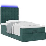  Okvir kreveta s madracima tamnozeleni 100x200cm baršunasti | shoptok.hr