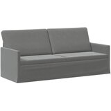  Set sofe 2 pcs Tamnosiva Baršun - Tamnosiva 1-sjedalni + 3-sjedalni (180 cm) | shoptok.hr