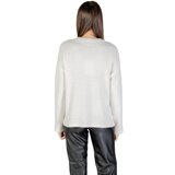 Only Puloverji ONLPETRA LS LOOSE O-NECK CC KNT 15350652 Bela | Shoptok.si