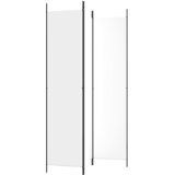 Sobna pregrada s 3 panela bijela 150 x 220 cm od tkanine | Eponuda.ba