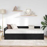 vidaXL Kotni okvir postelje z matrico Drugo 2 pcs Siva Žamet, (5000123380) | Shoptok.si