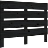 Maison Chic posteljno vzglavje - vzglavna omarica - nočna omarica črno 75x3x80 cm trdna borovina, (21705864) Cene