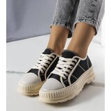 Gemre Black platform sneakers Nichole | Shoptok.si