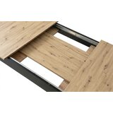  Pravokutni rastezljivi stol 120–160 × 80 cm za kuhinju i blagovaonicu, za 4–6 osoba, artisan hrast | shoptok.hr