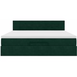  Otomanski krevet s madracem i LED 160x200 cm baršunasti | shoptok.hr