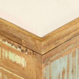  Klupa za pohranu od masivnog obnovljenog drva 80 x 40 x 40 cm | shoptok.hr