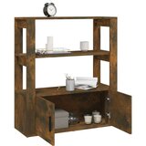  Komoda boja dimljenog hrasta 80x30x90 cm od konstruiranog drva | shoptok.hr