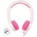 Buddyphones school+ pink roza otroške žične naglavne slušalke | Shoptok.si