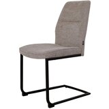 XORA nihajni stol, kovina, tekstil rjavosiva | Shoptok.si