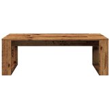 vidaXL Klubska mizica starinski les 102x50x35 cm inženirski les | Shoptok.si