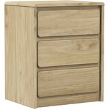  The Living Store Nočna omarica SAUDA hrast 44x35x56 cm trdna borovina - Nočna Omarica, (21442889) | Shoptok.si