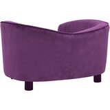SOFA za pse bordo 69 x 49 x 40 cm plišana | shoptok.hr