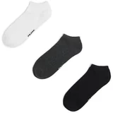 Cropp muški komplet od 3 para niskih čarapa - Svijetlo siva 2184Z-09X