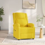 Maison Chic Električni naslanjač - Relax naslanjač rumeno blago, (22061163) Cene