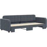  Dnevni krevet na razvlačenje bez madraca tamnosivi 80x200 cm | shoptok.hr
