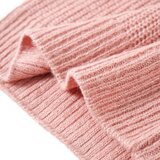  Dječji prsluk pleteni svjetloružičasti 128 | shoptok.hr