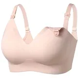 grudnjak za dojenje ultra-soft seamless yn21 oyster pink