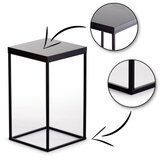  Stalak za cveće BASICLOFT 40x24 crni | Eponuda.com