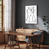  Slika - I\'m Looking at You! (1 Part) Vertical 80x120 U crnom drvenom okviru | shoptok.hr