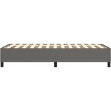  Okvir za krevet s oprugom sivi 90x200 cm od umjetne kože | Eponuda.com
