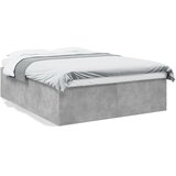 Furnova Posteljni okvir betonsko siv 150x200 cm inženirski les, (21935264) | Shoptok.si