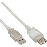  InLine 34650 USB kabel USB 2.0 0,5 m USB A Prozirno | shoptok.hr