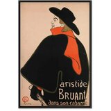  Slika - Aristide Bruant: Dans son cabaret (1 Part) Vertical 80x120 U crnom drvenom okviru | shoptok.hr