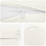  Jastuk s jastukom HEERLEN 6 kom. Bijela Tkanina - Bijela Ø 15 x 40 cm 6 | shoptok.hr