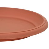  Kružni Pladanj za Cvijeće 6 pcs Crvena cigla Ø 23,5 x 2,5 cm | shoptok.hr