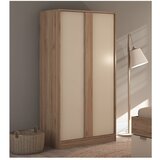 Marckeric Krem/u prirodnoj boji ormar u dekoru hrasta 90x180x53 cm Dennis – | shoptok.hr