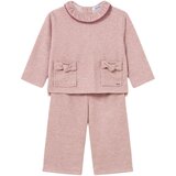 Mayoral komplet 2v1 (pulover, dolge hlače) petal pink | Shoptok.si