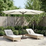  Vrtni suncobran 200 x 300 cm Poliester Pravokutni Krem | Shoptok.si