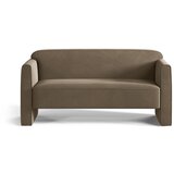 Micadoni Smeđe-siva baršunasti sofa 140 cm Abby – | shoptok.hr