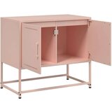 vidaXL TV omarica roza 68,5x39x60,5 cm jeklo | Shoptok.si
