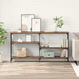  Konzolna stolica s policom Staro drvo 150 x 29 x 76,5 cm | shoptok.hr