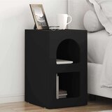  Nočna omarica Črna 29,5 x 35 x 50 cm Konstruiran les, (5000107237) | Shoptok.si