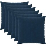  Presvlaka za jastuk 6 kom. HEERLEN Plava 60 x 60 cm - Osnovni Plava 6 | shoptok.hr