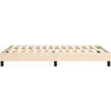  Za krevet s oprugama krem 120x200 cm od tkanine | shoptok.hr