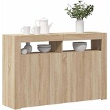  Komoda s LED svjetlima boja hrasta sonome 115,5 x 30 x 75 cm | shoptok.hr
